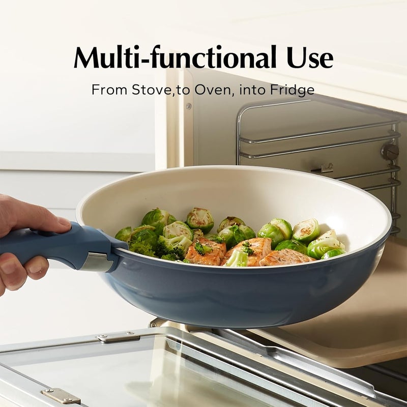 Redchef Removable Handle - Detachable Handle Cookware Replacement, Universal Cookware Handles, Ideal Replacement for All Kitchen Pan (Blue) - Image 5